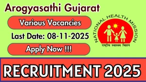Arogyasathi Gujarat Recruitment 2025 - Apply Online for 38 Taluka Programme Assistant, Medical Officer and More Posts