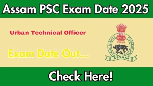 Assam PSC UTO Exam Date 2025 Out for 43 Posts at apsc.nic.in Check Details Here Assam PSC UTO Exam Date 2025 Out for 43 Posts at apsc.nic.in Check Details Here
