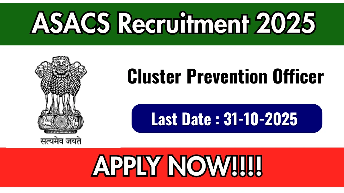 ASACS Cluster Prevention Officer Recruitment 2025 - Apply Online ASACS Cluster Prevention Officer Recruitment 2025 - Apply Online