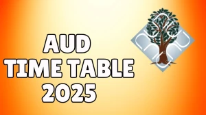 AUD Time Table 2025 Out for 1st, 3rd, 5th, 7th Sem @ aud.delhi.gov.in Details Here AUD Time Table 2025 Out for 1st, 3rd, 5th, 7th Sem @ aud.delhi.gov.in Details Here