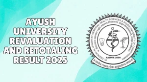 Ayush University Revaluation and Retotaling Result 2025 Out at ddumhsaucg.ac.in Direct Link to Download UG Course Result Ayush University Revaluation and Retotaling Result 2025 Out at ddumhsaucg.ac.in Direct Link to Download UG Course Result