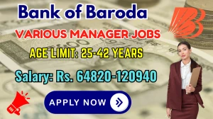 Bank of Baroda Recruitment 2025 - Apply Online for 50 Manager, Senior Manager and More Posts by Oct 30 Bank of Baroda Recruitment 2025 - Apply Online for 50 Manager, Senior Manager and More Posts by Oct 30
