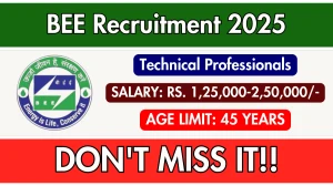 BEE Technical Professionals Recruitment 2025 - Apply Offline for 03 Posts