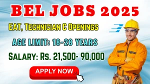 BEL Recruitment 2025 - Apply Online for 15 Engineering Assistant Trainee, Technician C Posts BEL Recruitment 2025 - Apply Online for 15 Engineering Assistant Trainee, Technician C Posts