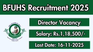 BFUHS Director Recruitment 2025 - Apply Online