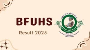 BFUHS Result 2025 Out at bfuhs.ac.in Direct Link to Download UG Course Result