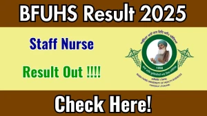 BFUHS Staff Nurse Result 2025 Out at bfuhs.ggsmch.org, Direct Link to Download Result PDF Here BFUHS Staff Nurse Result 2025 Out at bfuhs.ggsmch.org, Direct Link to Download Result PDF Here