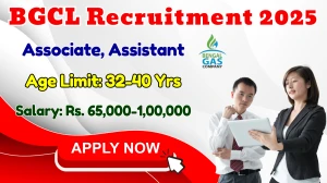BGCL Recruitment 2025 - Apply Online for 19 Associate, Assistant Associate and More Posts