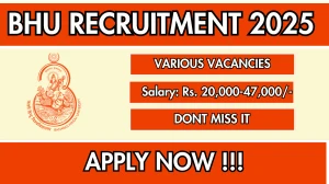 BHU Recruitment 2025 - Apply Offline for 03 Field Investigator, Research Assistant and More Posts BHU Recruitment 2025 - Apply Offline for 03 Field Investigator, Research Assistant and More Posts