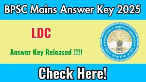 BPSC LDC Mains Answer Key 2025 Released – Download at bpsc.bihar.gov.in BPSC LDC Mains Answer Key 2025 Released – Download at bpsc.bihar.gov.in