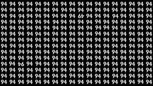Brain Teaser: Within 7 Seconds Spot The Inverted 49 and 94 among 94s