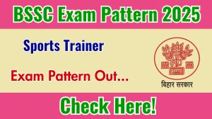 BSSC Sports Trainer Exam Pattern 2025 BSSC Sports Trainer Exam Pattern 2025