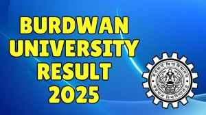 Burdwan University Result 2025 Out at buruniv.ac.in Direct Link to Download 1st Semester Result