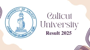 Calicut University Result 2025 Out at uoc.ac.in Direct Link to Download 2nd Sem Result