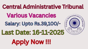 CAT Recruitment 2025 - Apply Offline for 54 Deputy Registrar, Deputy Controller of Accounts and More Posts