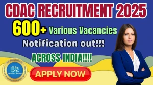 CDAC Recruitment 2025 - Apply Online for 646 Manager, Project Associate and Other Posts
