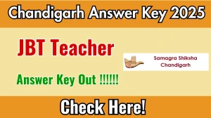 Chandigarh JBT Teacher Answer Key 2025 Out – Download at ssachd.nic.in Chandigarh JBT Teacher Answer Key 2025 Out – Download at ssachd.nic.in