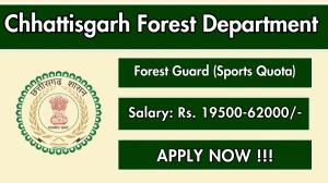 Chhattisgarh Forest Department Forest Guard Recruitment 2025 - Apply Offline Chhattisgarh Forest Department Forest Guard Recruitment 2025 - Apply Offline
