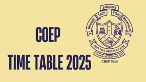 COEP Time Table 2025 Out for UG and PG Course @ coeptech.ac.in Details Here
