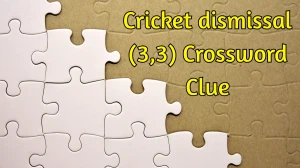 Cricket dismissal Crossword Clue Irish Daily Mail Quick (3,3) letters Answer