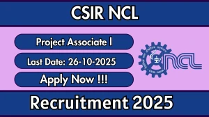 CSIR NCL Project Associate l Recruitment 2025 - Apply Online