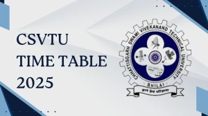 CSVTU Time Table 2025 Out for 1st, 2nd, 5th Sem @ csvtu.ac.in Details Here CSVTU Time Table 2025 Out for 1st, 2nd, 5th Sem @ csvtu.ac.in Details Here