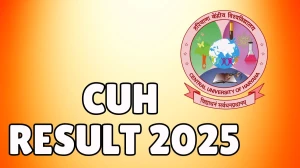 CUH Result 2025 Out at cuh.ac.in Direct Link to Download 2nd Sem Result