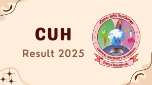 CUH Result 2025 Out at cuh.ac.in Direct Link to Download 2nd Sem Result CUH Result 2025 Out at cuh.ac.in Direct Link to Download 2nd Sem Result