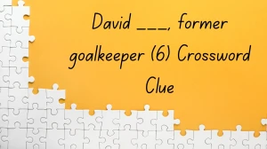 David ___, former goalkeeper Crossword Clue Irish Daily Mail Quick 6 letters Answer