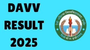 DAVV Result 2025 Declared at dauniv.ac.in Direct Link to Download UG Course Result