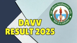 DAVV Result 2025 Out at dauniv.ac.in Direct Link to Download 1st, 4th Sem Result