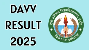 DAVV Result 2025 Out at dauniv.ac.in Direct Link to Download 1st to 9th Semester Result
