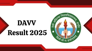 DAVV Result 2025 Out at dauniv.ac.in Direct Link to Download 2nd, 3rd, 4th, 5th, 7th, 9th Sem Result