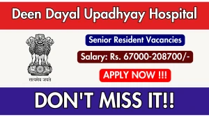 Deen Dayal Upadhyay Hospital Senior Resident Recruitment 2025 – Walk in for 04 Posts Deen Dayal Upadhyay Hospital Senior Resident Recruitment 2025 – Walk in for 04 Posts