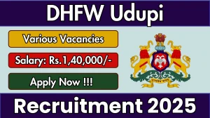 DHFW Udupi Recruitment 2025 - Apply Offline for 23 NCD Cardiology Specialist, ENT Specialist and More Posts