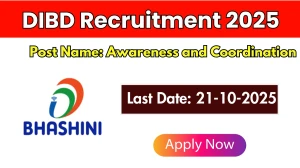 DIBD Awareness and Coordination Manager Recruitment 2025 - Apply Online