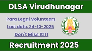 DLSA Virudhunagar Para Legal Volunteers Recruitment 2025 - Apply Offline