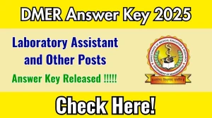 DMER Answer Key 2025 Released: Download Laboratory Assistant, Driver and Other Posts Answer Key at dmer.maharashtra.gov.in DMER Answer Key 2025 Released: Download Laboratory Assistant, Driver and Other Posts Answer Key at dmer.maharashtra.gov.in