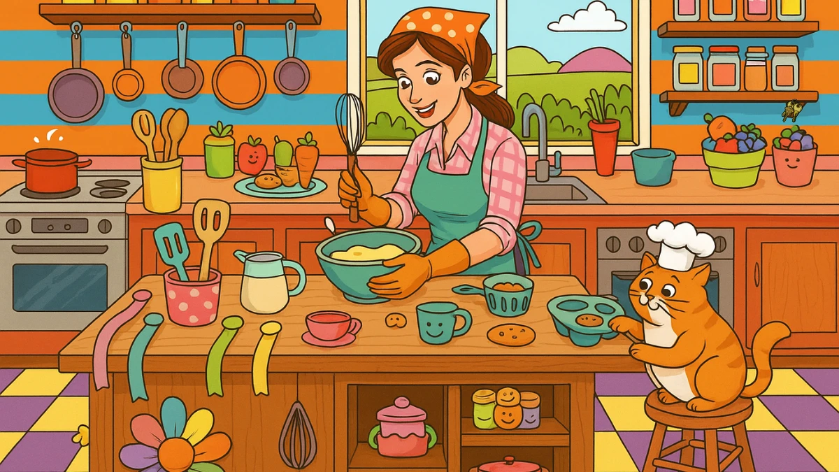 Do you have the eagle eyes then find the Hidden Bunch of Keys in this Kitchen Optical Illusion. You Have Only 10 Secs