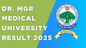 Dr. MGR Medical University Result 2025 Released at tnmgrmuexam.ac.in Direct Link to Download 1st Semester Result