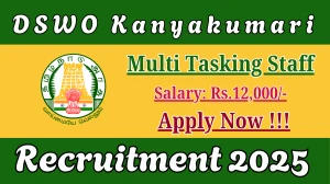 DSWO Kanyakumari Multi Tasking Staff Recruitment 2025 - Apply Offline