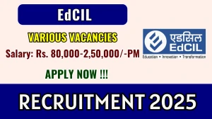 EdCIL Recruitment 2025 - Apply Offline for 07 Event Director, Head and More Posts EdCIL Recruitment 2025 - Apply Offline for 07 Event Director, Head and More Posts