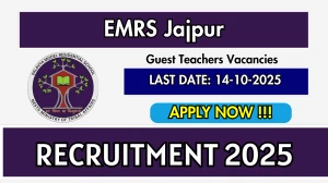 EMRS Jajpur Guest Teachers Recruitment 2025 - Apply Offline for 05 Posts EMRS Jajpur Guest Teachers Recruitment 2025 - Apply Offline for 05 Posts