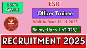 ESIC Recruitment 2025 – Walk in for 30 Senior Residents, Specialist or Part Time Contractual Specialist Posts