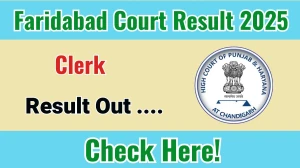 Faridabad Court Clerk Result 2025 Out at faridabad.dcourts.gov.in, Direct Link to Download Result PDF Here Faridabad Court Clerk Result 2025 Out at faridabad.dcourts.gov.in, Direct Link to Download Result PDF Here