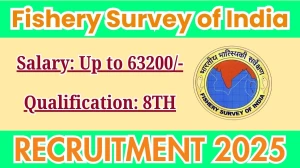 Fishery Survey of India Staff Car Driver Recruitment 2025 - Apply Offline for 1 Posts