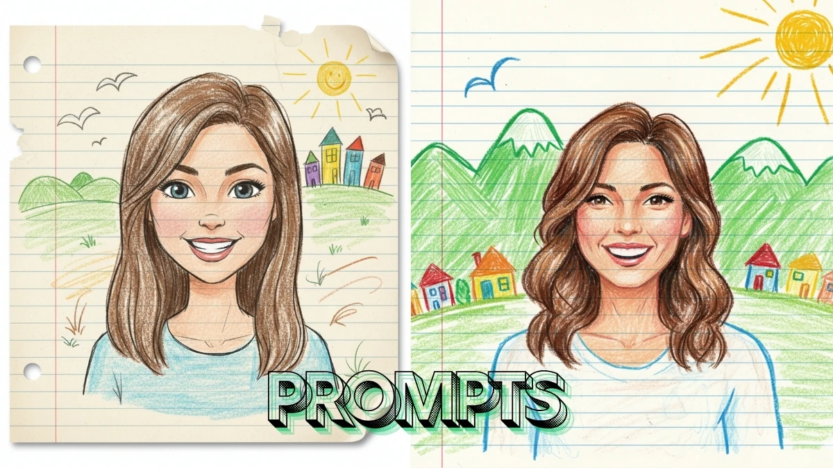 5 Gemini AI Notebook Drawing Photo Editing Prompts: Create Artistic Sketches and Crayon Portraits with One Click 5 Gemini AI Notebook Drawing Photo Editing Prompts: Create Artistic Sketches and Crayon Portraits with One Click