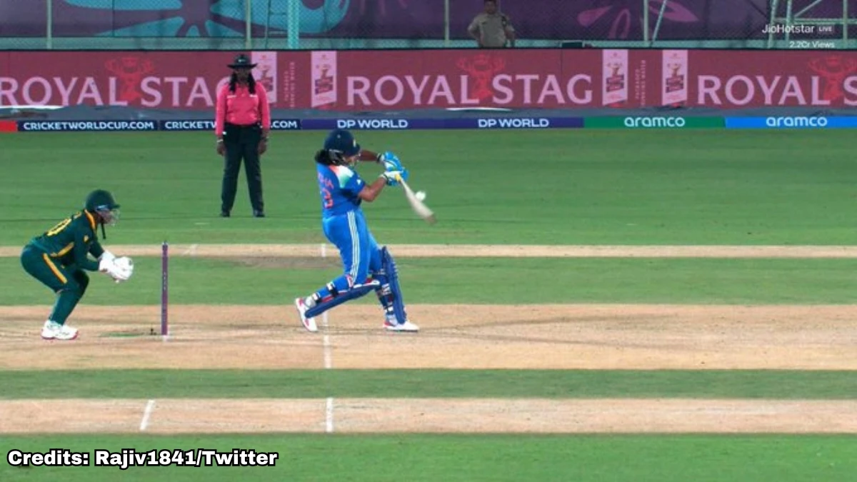 Ghosh’s 94 in Vain as India Lose to South Africa by 3 Wickets in Women’s World Cup