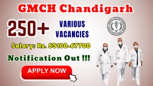 GMCH Chandigarh Recruitment 2025 - Apply Online for 294 Senior Resident, Medical Officer and More Posts