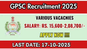 GPSC Recruitment 2025 - Apply Online for 16 Manager, Private Secretary and More Posts GPSC Recruitment 2025 - Apply Online for 16 Manager, Private Secretary and More Posts